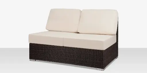 [SF-2012-132-ESP] Lucaya Armless Loveseat - Espresso