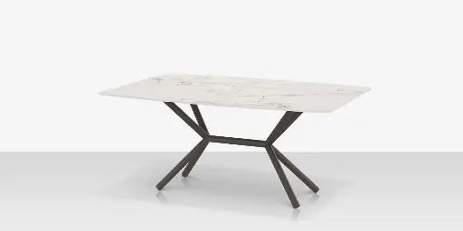 [SF-1039-338] Oliver Emerald Rimless Porcelain Dining Table - Medium