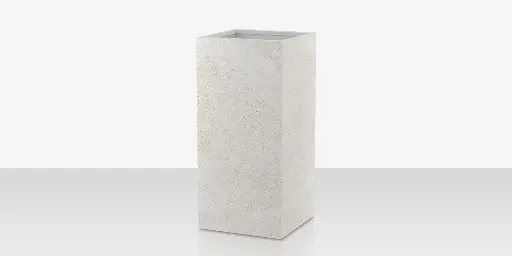 [SF-6003-783-PAB] Porcelain Planter - 24" x 24" x 48" - Arles Blanco