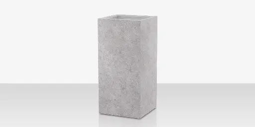 [SF-6003-783-PAG] Porcelain Planter - 24" x 24" x 48" - Arles Gris