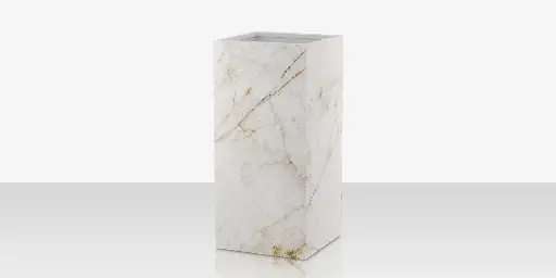 [SF-6003-783-PCR] Porcelain Planter - 24" x 24" x 48" - Cuarzo Reno
