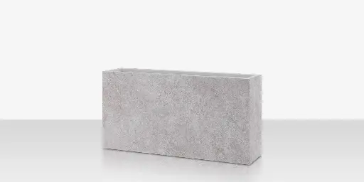 [SF-6003-785-PAG] Porcelain Planter - 48" x 12" x 24" - Arles Gris