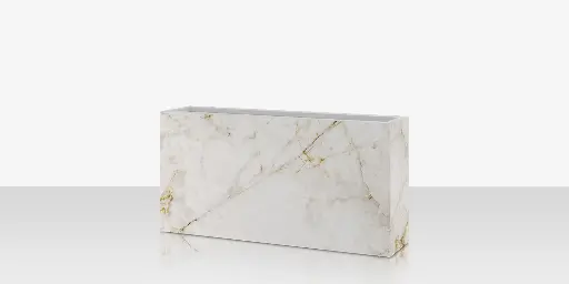 [SF-6003-785-PCR] Porcelain Planter - 48" x 12" x 24" - Cuarzo Reno