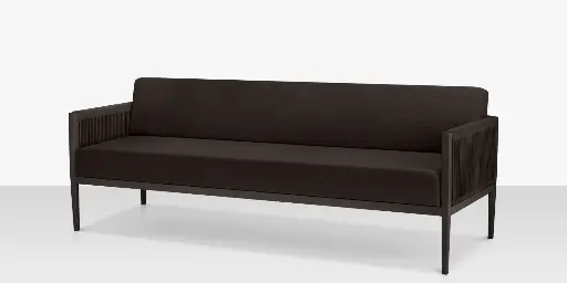 [SF-3303-103-TXB-BLK] Skye Sofa - Tex Black Frame / Black Durarope