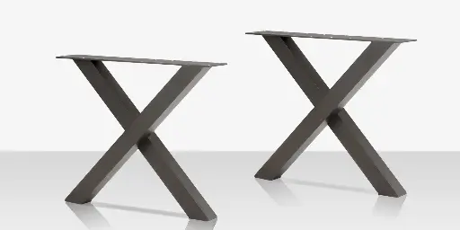 [SF-1030-616] Contemporary X Style Dining Table Base