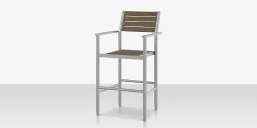 [SF-1027-173-SLA] Danish Bar Arm Chair - Slatted
